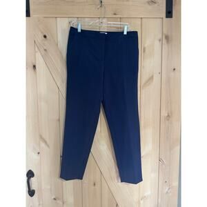 Halogen | Taylor Fit Navy Blue Capri Dress Pants | Size 8